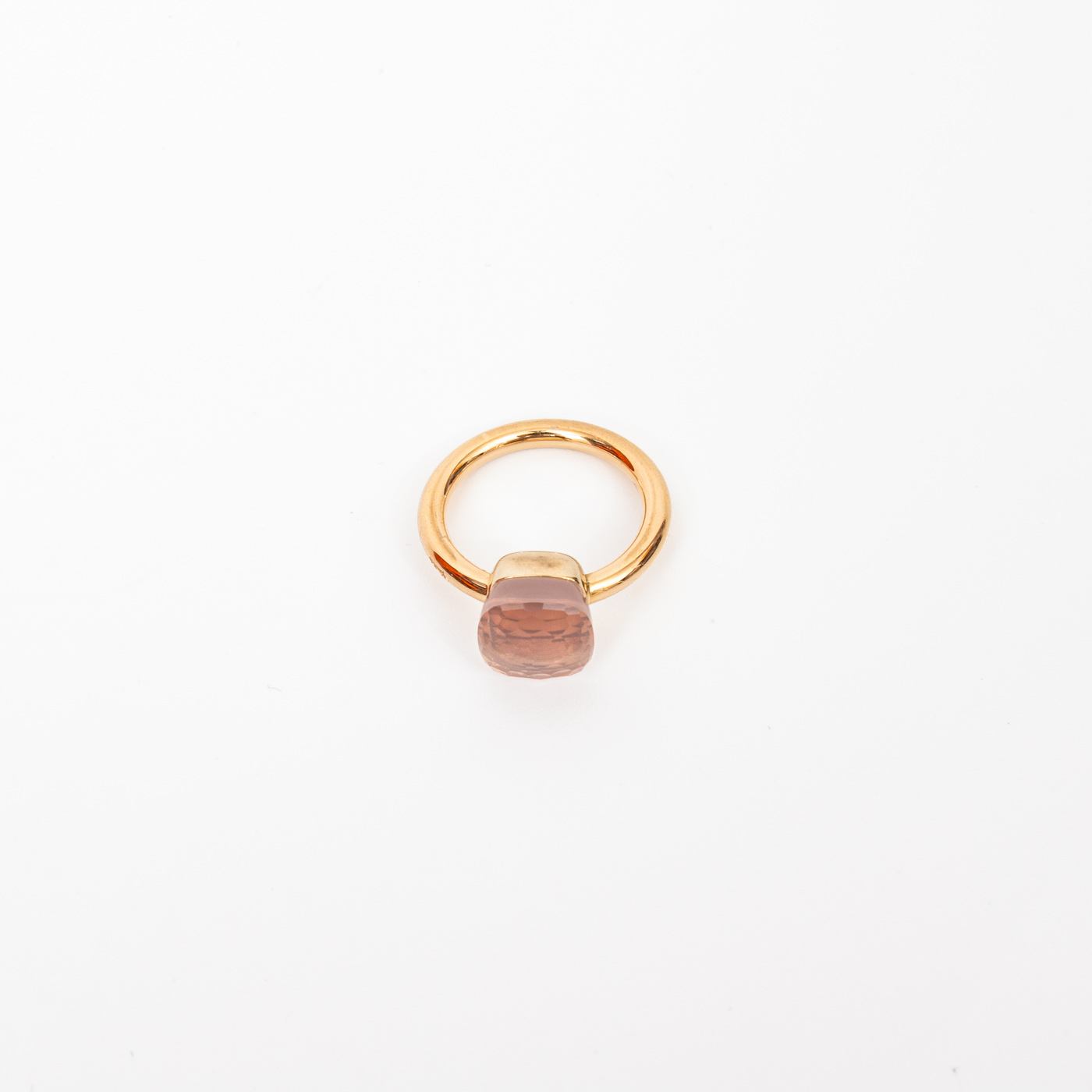 Pomellato Nudo Classic Ring aus Gold mit Rosenquarz – Bild 3