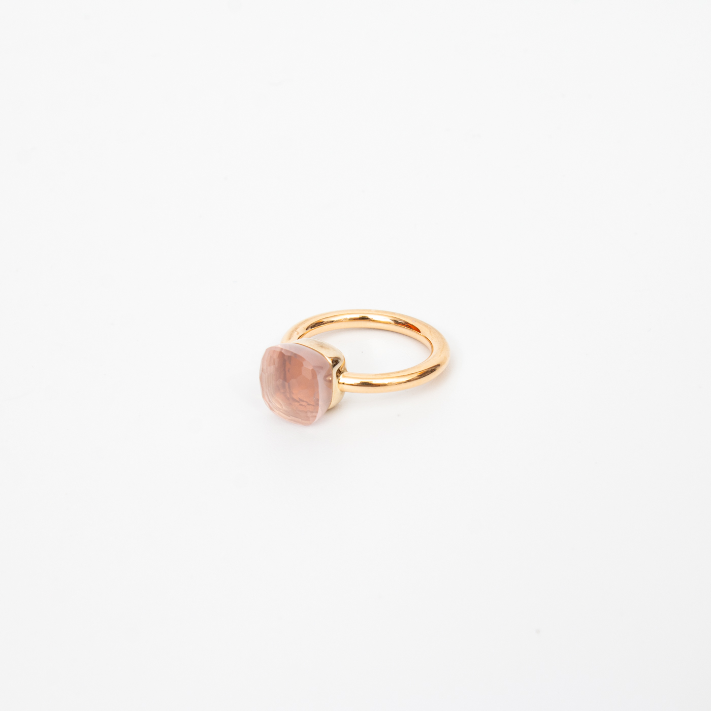 Pomellato Nudo Classic Ring aus Gold mit Rosenquarz – Bild 5