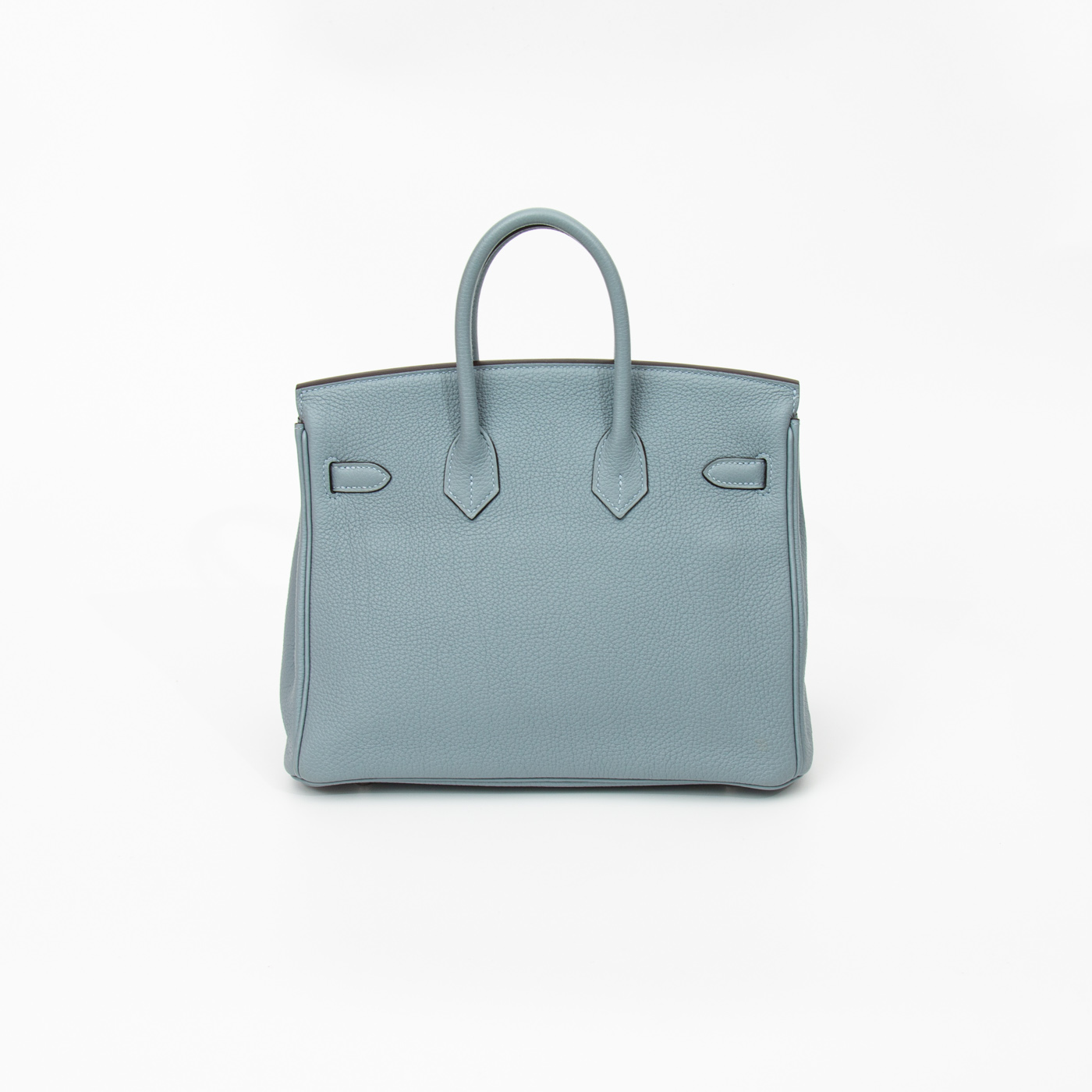 Hermès Birkin 25 Togo Leder Bleu Lin Blau mit Beige Interior aus 2022 – Bild 4