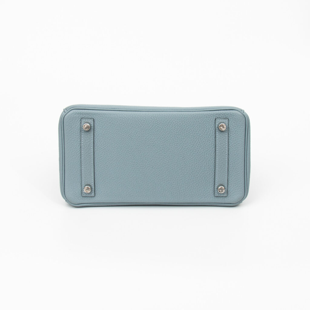 Hermès Birkin 25 Togo Leder Bleu Lin Blau mit Beige Interior aus 2022