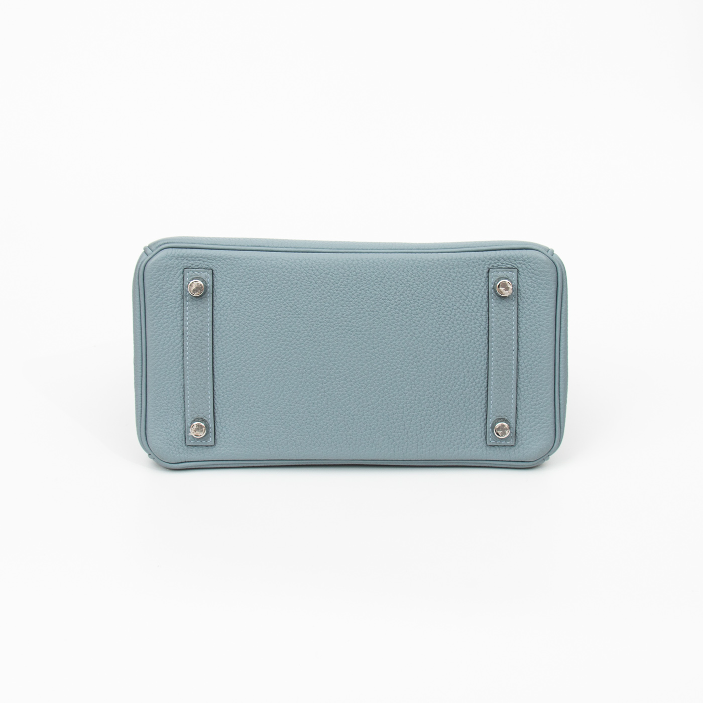 Hermès Birkin 25 Togo Leder Bleu Lin Blau mit Beige Interior aus 2022 – Bild 5