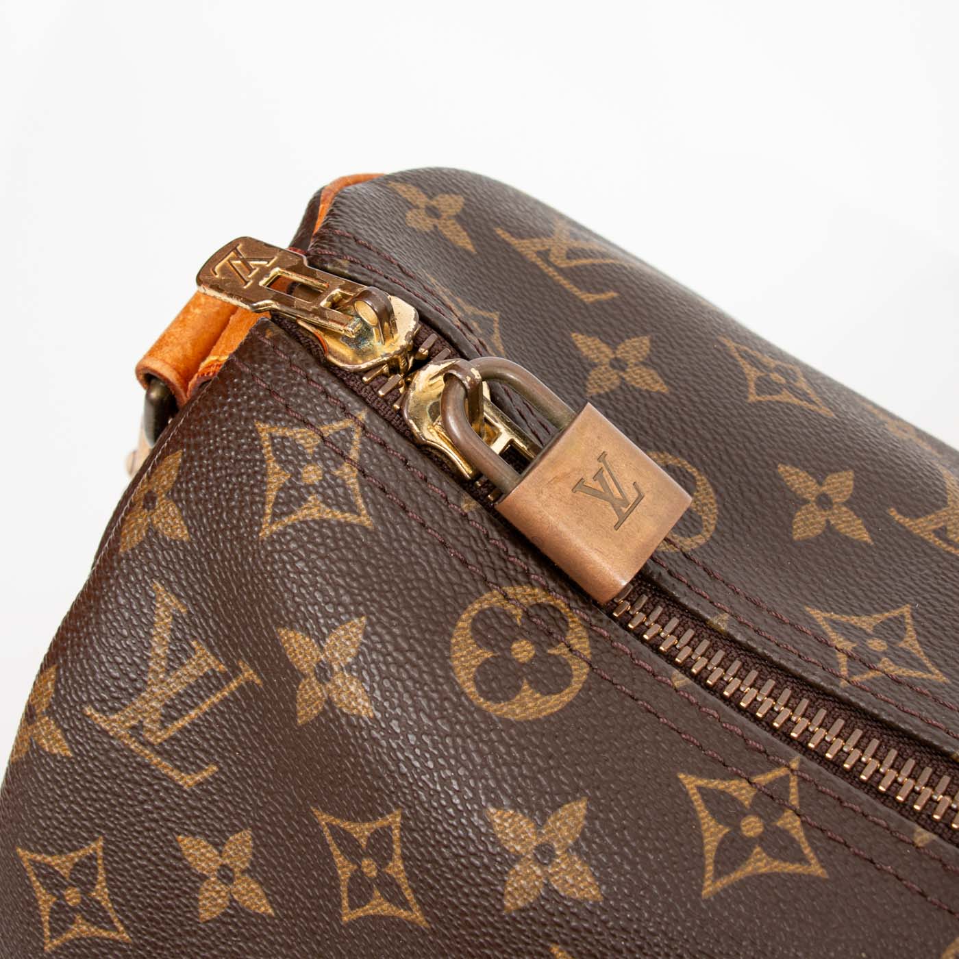 Louis Vuitton Tasche Monogram Keepall Bandouliere 45 Monogram Canvas 1989 FC892 – Bild 8