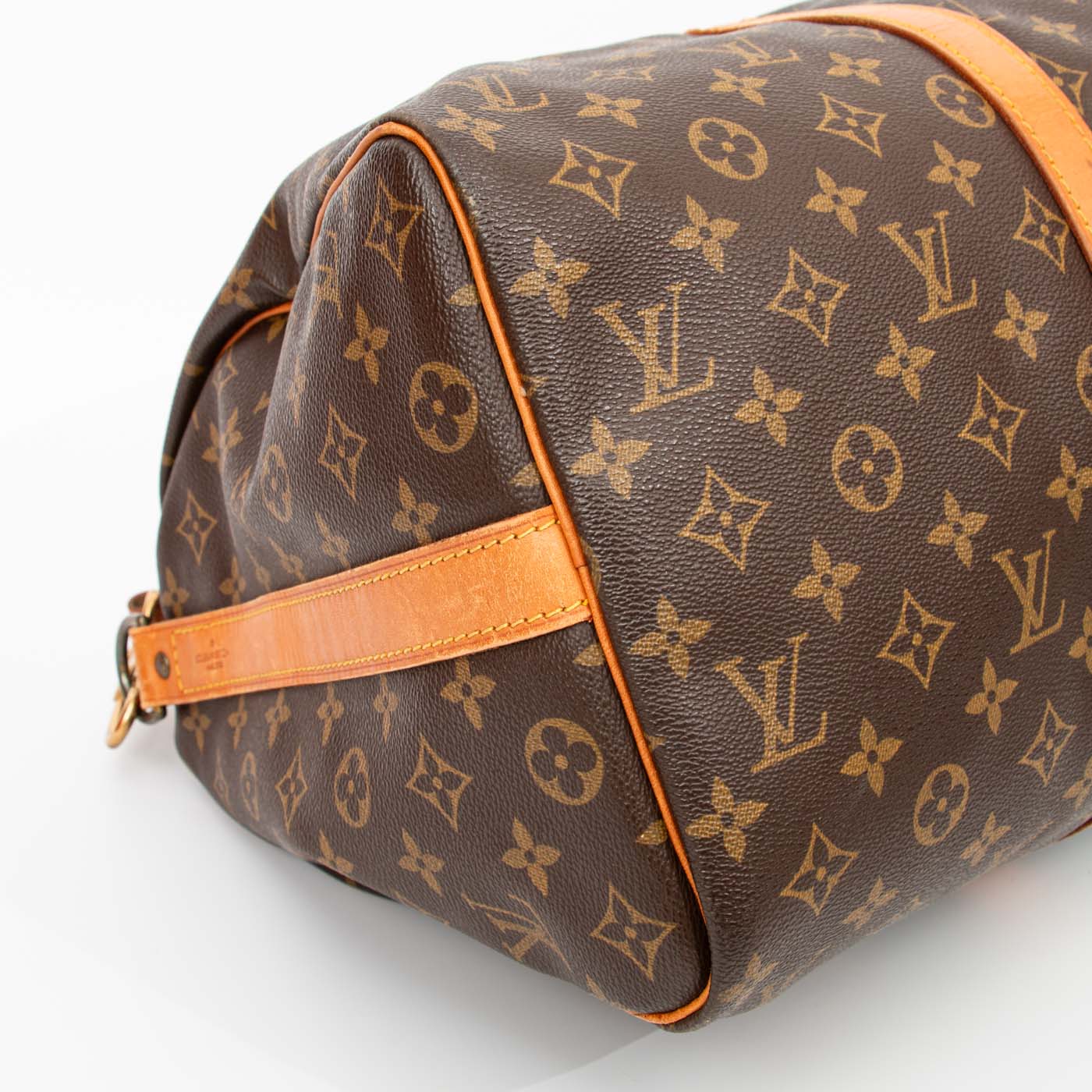 Louis Vuitton Tasche Monogram Keepall Bandouliere 45 Monogram Canvas 1989 FC892 – Bild 9