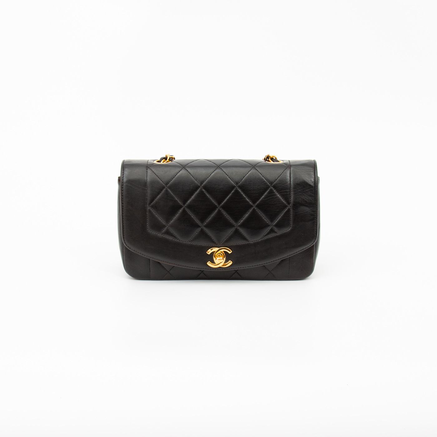 Chanel Diana Single Flap Tasche Schwarz 1994–1996 3146744 – Bild 2