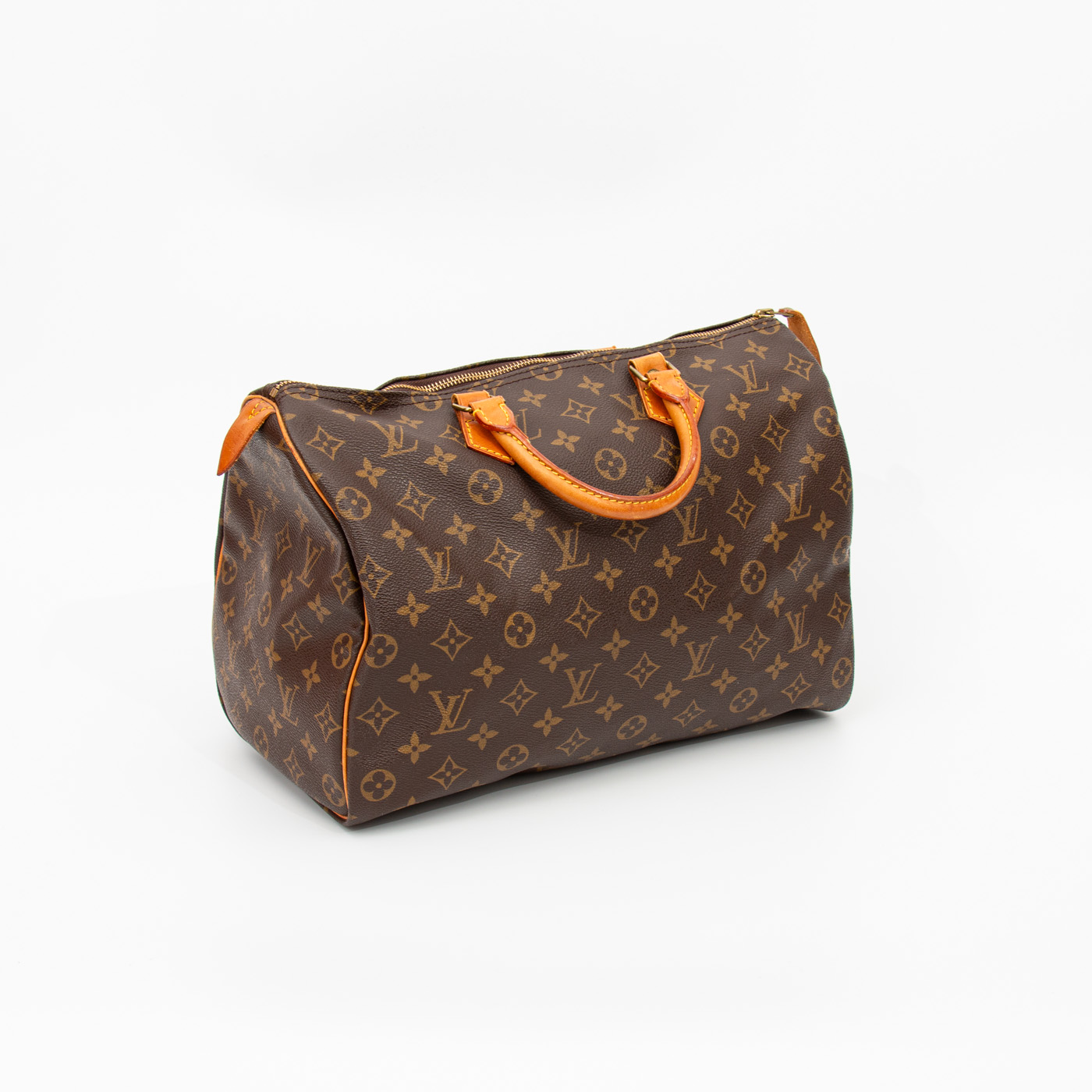 Louis Vuitton Tasche Monogram Speedy 30 Canvas Braun 1992 VI0962 – Bild 3