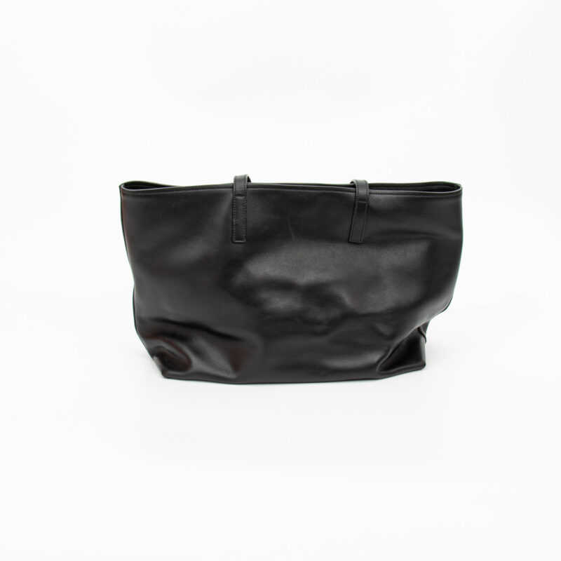 Prada Leder Tote Shopper City Calf in Schwarz – Bild 5