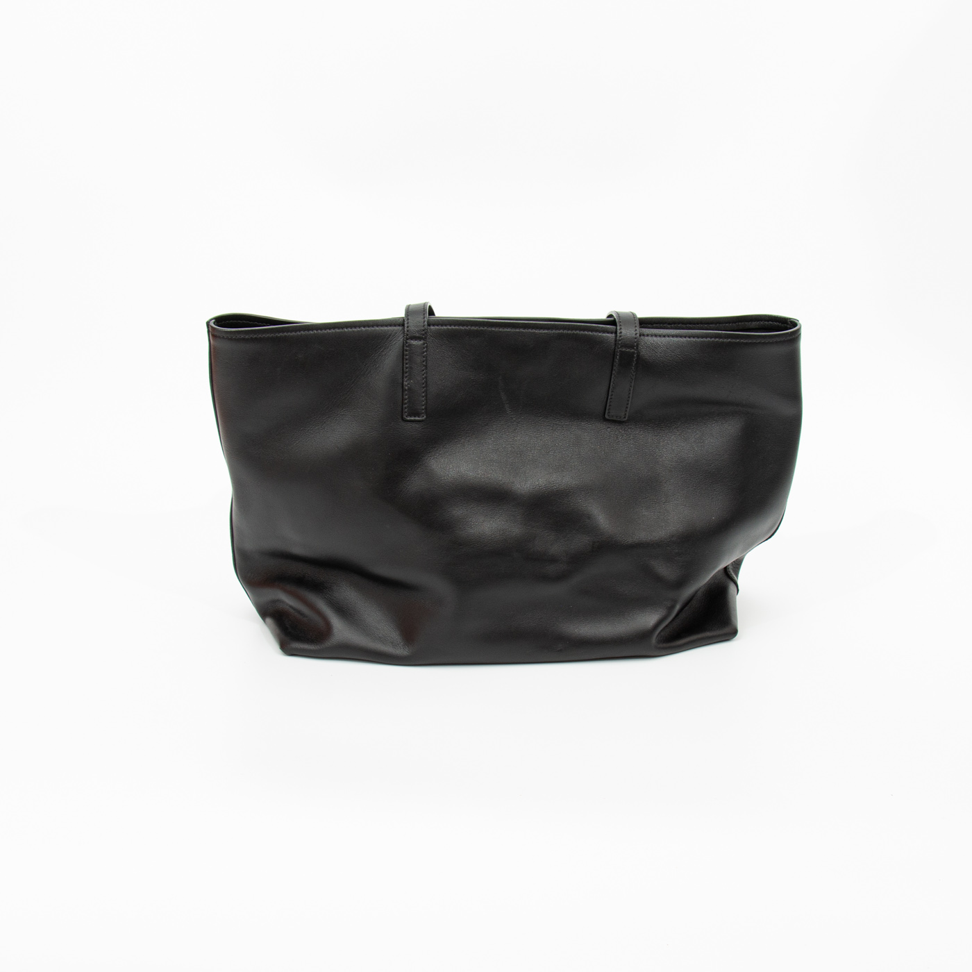 Prada Leder Tote Shopper City Calf in Schwarz – Bild 5