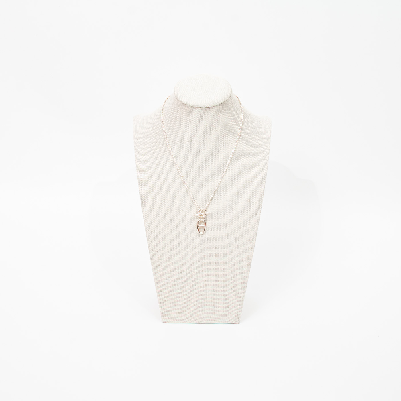 Collier Hermès Chaine D Ancre amulette argent 925 – photo 2