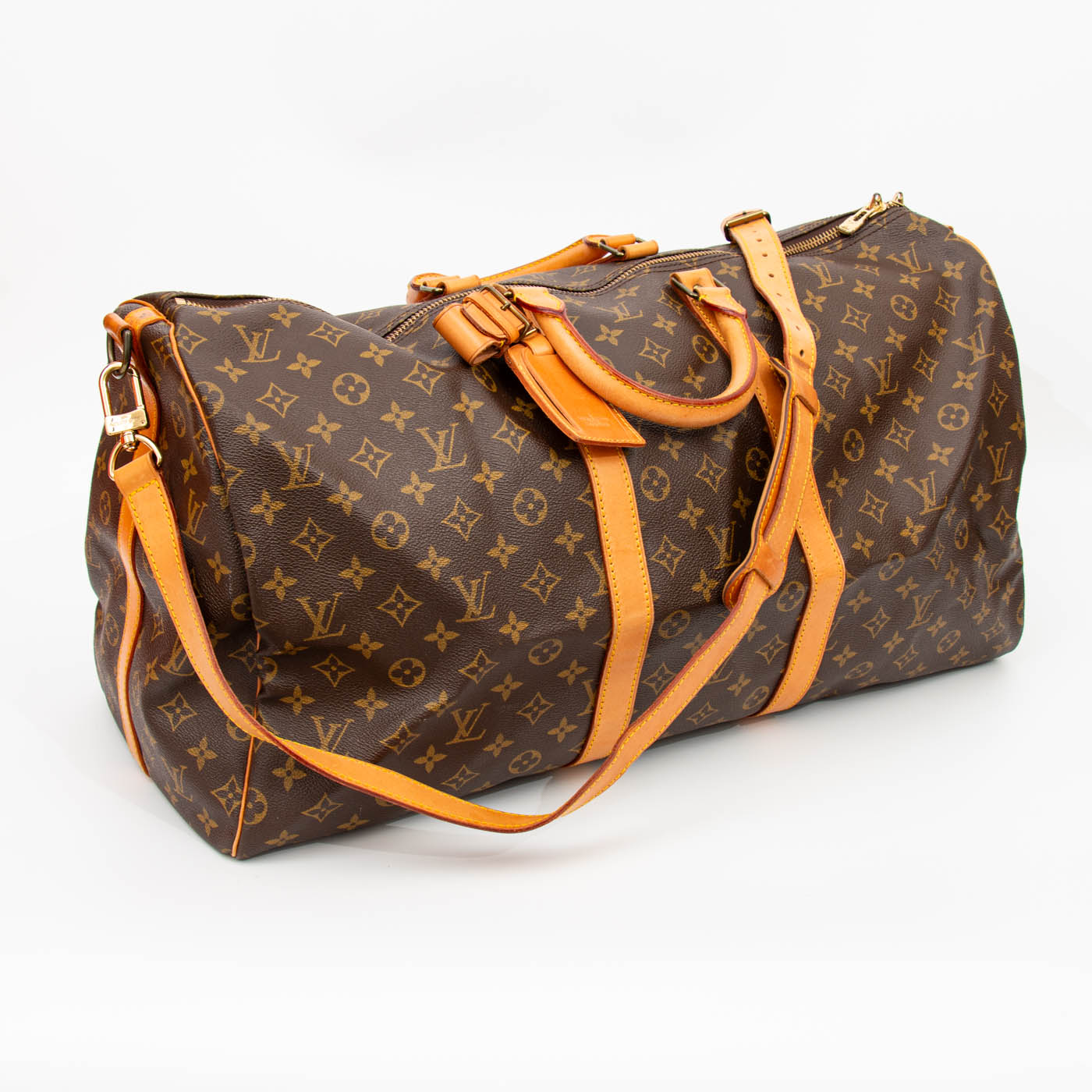 Louis Vuitton Tasche Monogram Keepall Bandoulière 55 Canvas 1993 VI8903 – Bild 3
