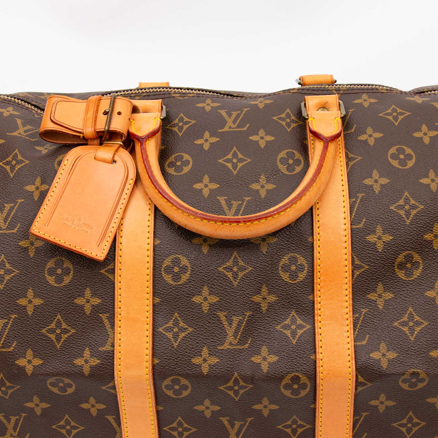 Louis Vuitton Tasche Monogram Keepall Bandoulière 55 Canvas 1993 VI8903 – Bild 6