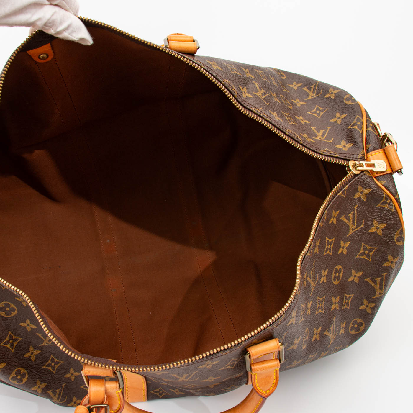 Louis Vuitton Tasche Monogram Keepall Bandoulière 55 Canvas 1993 VI8903 – Bild 8