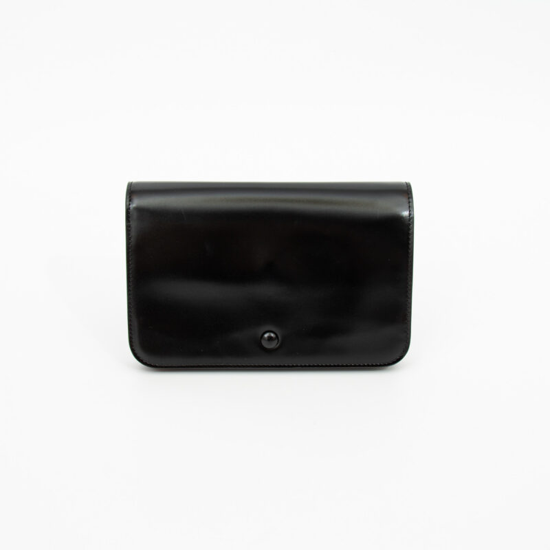 The Row Wallet Organizer Clutch in Boxcalf Leder Schwarz – Bild 2