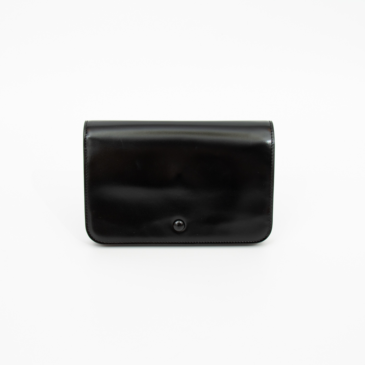 The Row Wallet Organizer Clutch in Boxcalf Leder Schwarz – Bild 2