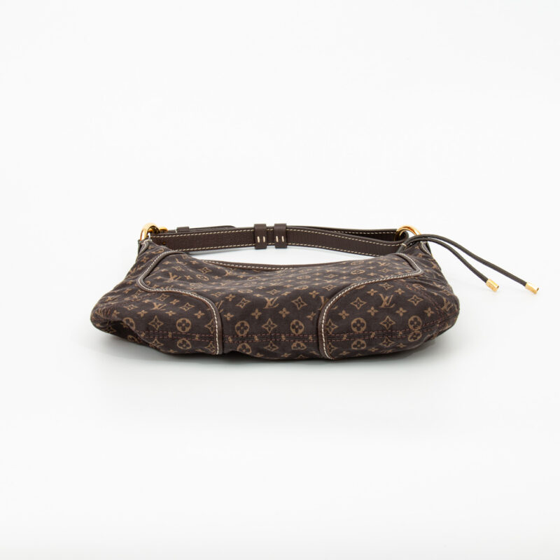 Bolso Louis Vuitton Mini Lin Pochtte mediano en color marrón – Imagen 7