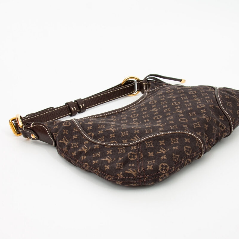 Bolso Louis Vuitton Mini Lin Pochtte mediano en color marrón – Imagen 8