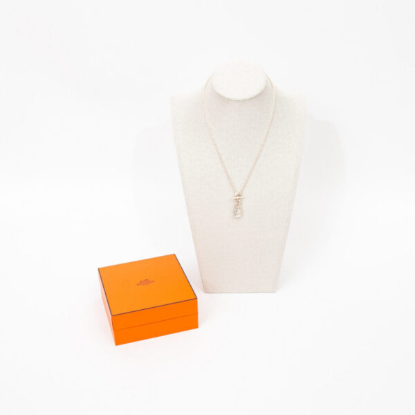 Collier amulette Hermès Cadena en argent massif 925