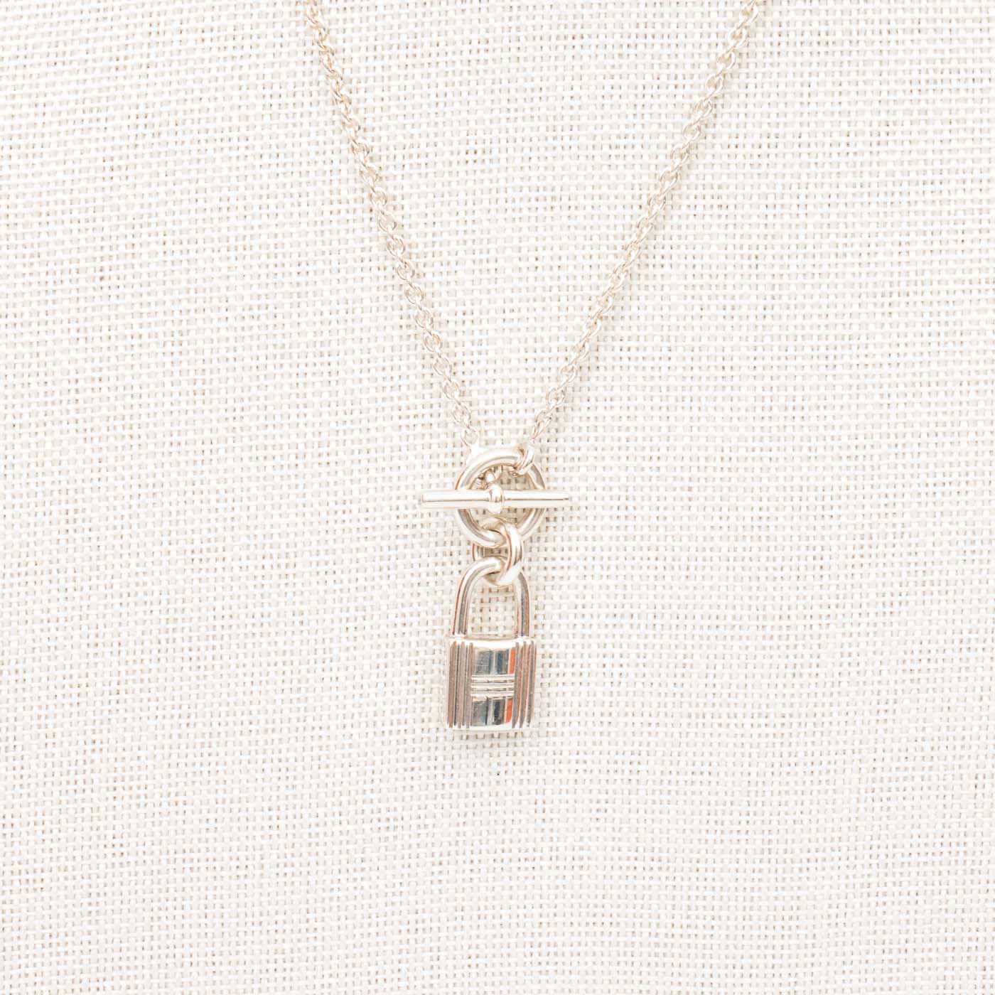 Collier amulette Hermès Cadena en argent 925 – Image 3