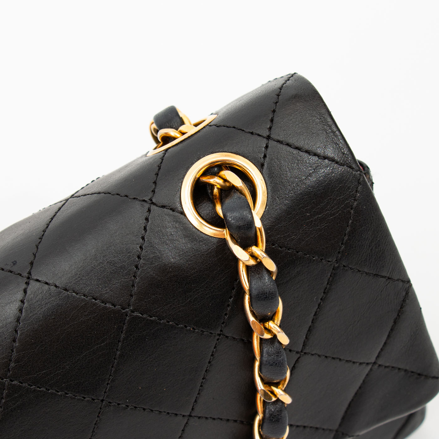 Chanel Tasche Timeless Small Double Flap Schwarz 1986–1988 0680837 – Bild 8
