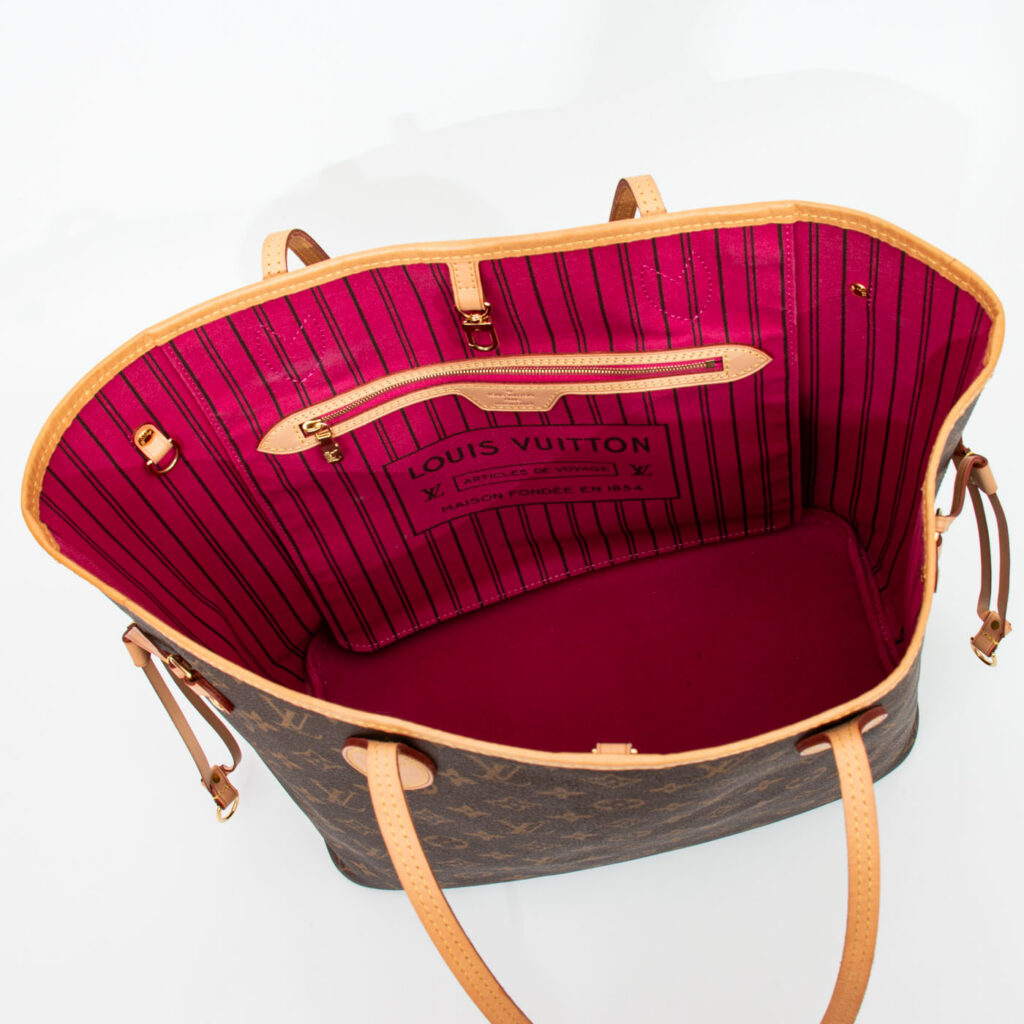 Bolso shopper de lona con monograma Neverfull PM de Louis Vuitton
