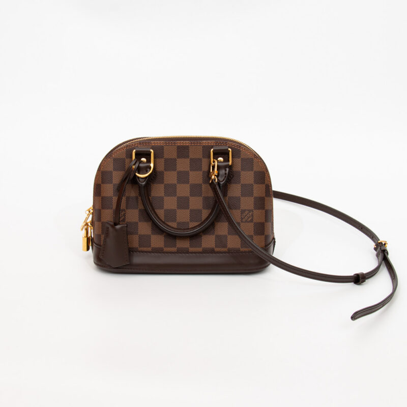 Bolso Louis Vuitton Alma BB Damier Canvas con correa para el hombro – Imagen 1