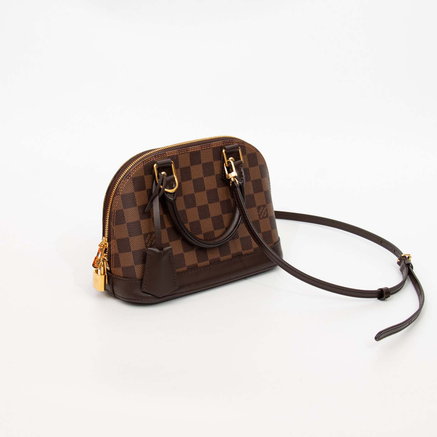 Bolso Louis Vuitton Alma BB Damier Canvas con correa para el hombro – Imagen 2