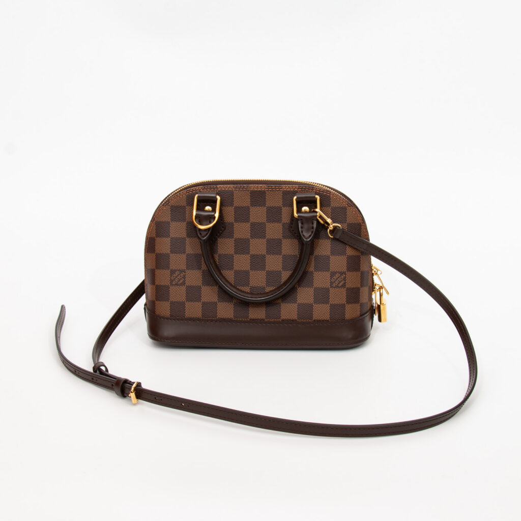 Bolso Louis Vuitton Alma BB Damier Canvas con correa para el hombro