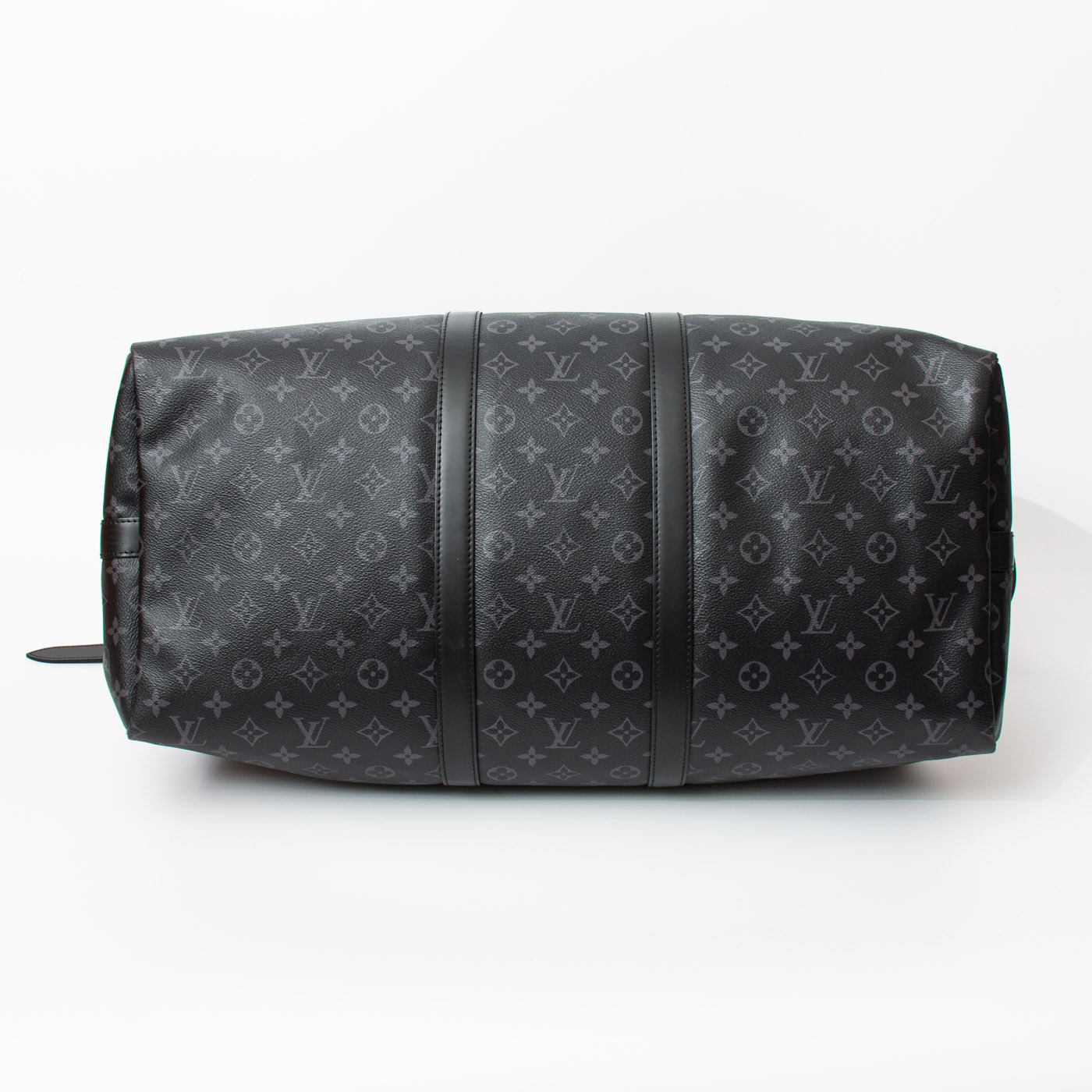 Louis Vuitton Keepall 55 Bandoulière Monogram Eclipse Canvas Grau – Bild 5