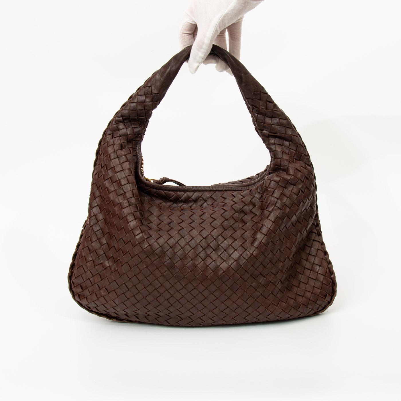 Bottega Veneta Tasche Intrecciato Hobo 115653 Braun