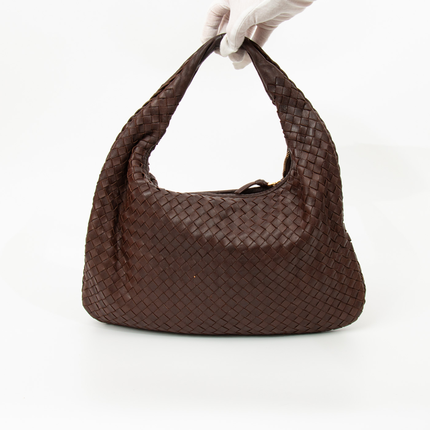 Bottega Veneta Tasche Intrecciato Hobo 115653 Braun – Bild 4