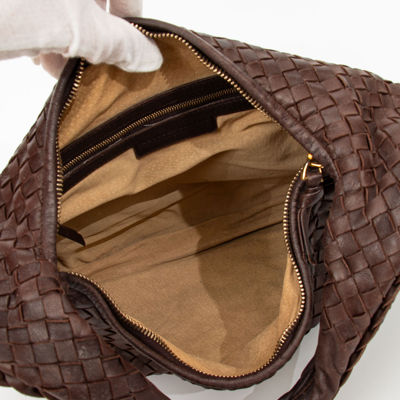 Bottega Veneta Tasche Intrecciato Hobo 115653 Braun – Bild 8