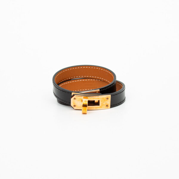 Hermès Bracelet Mini Kelly Du Breteur Boxcalf Noir