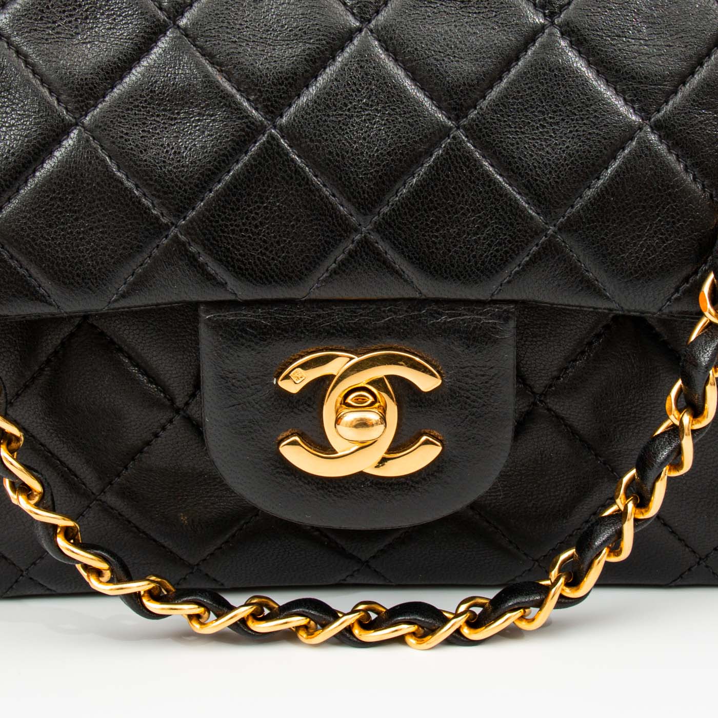Chanel Tasche Timeless small Lambskin Double Flap Tasche 1991–1994 2390403 – Bild 7