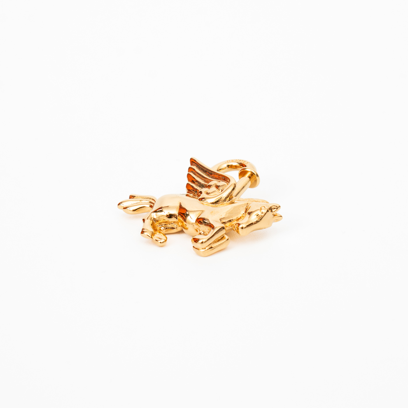 Breloque Hermès Cadena Lock Pegasus en plaqué or – Image 4