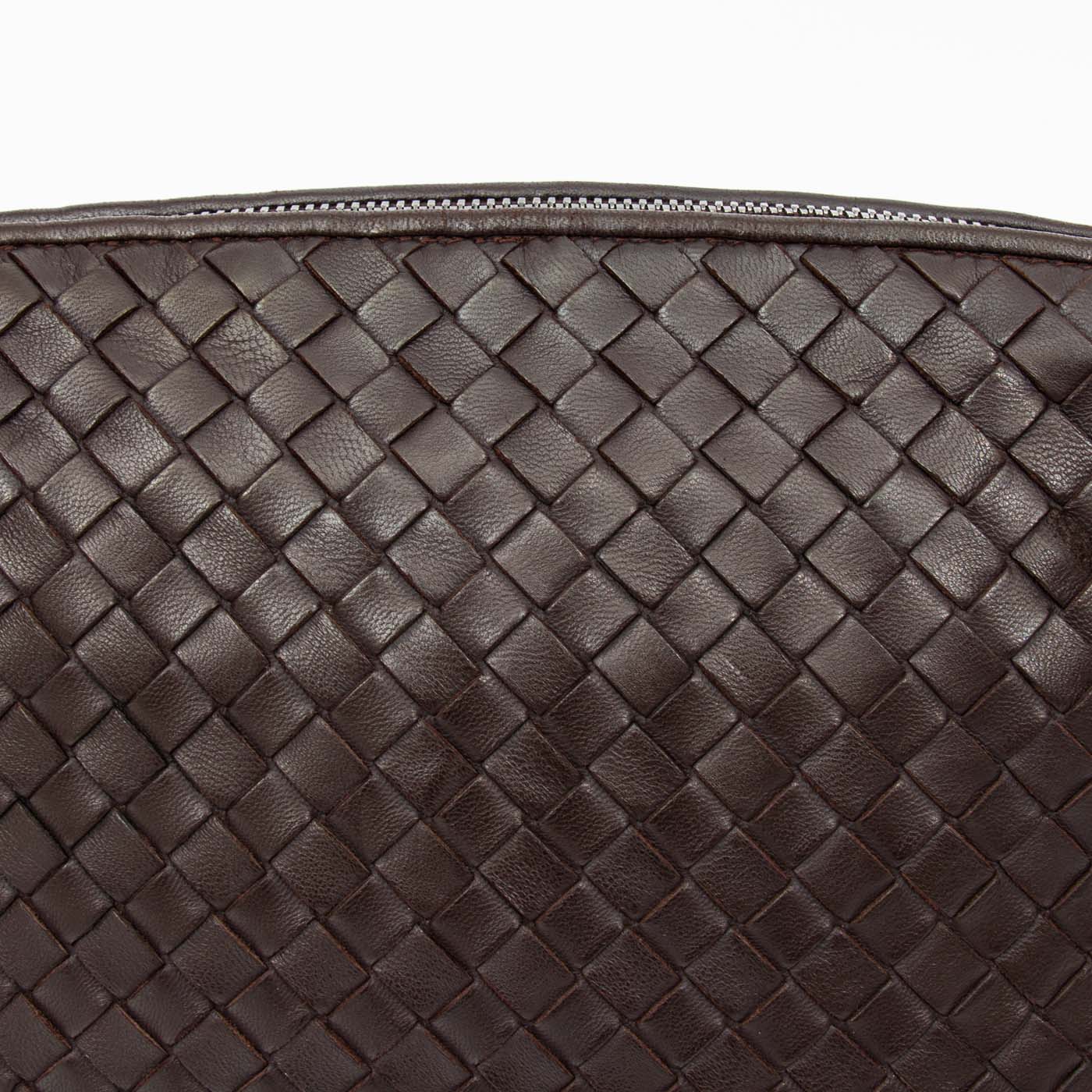 Bottega Veneta Handtasche Intrecciato Nodini Leder Braun 245354 – Bild 6