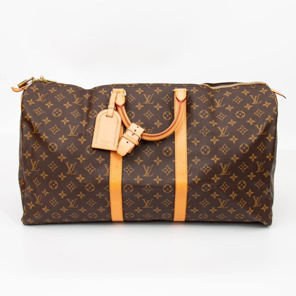 Louis Vuitton Tasche Monogram Keepall 55 Canvas Braun 1999 FL0949