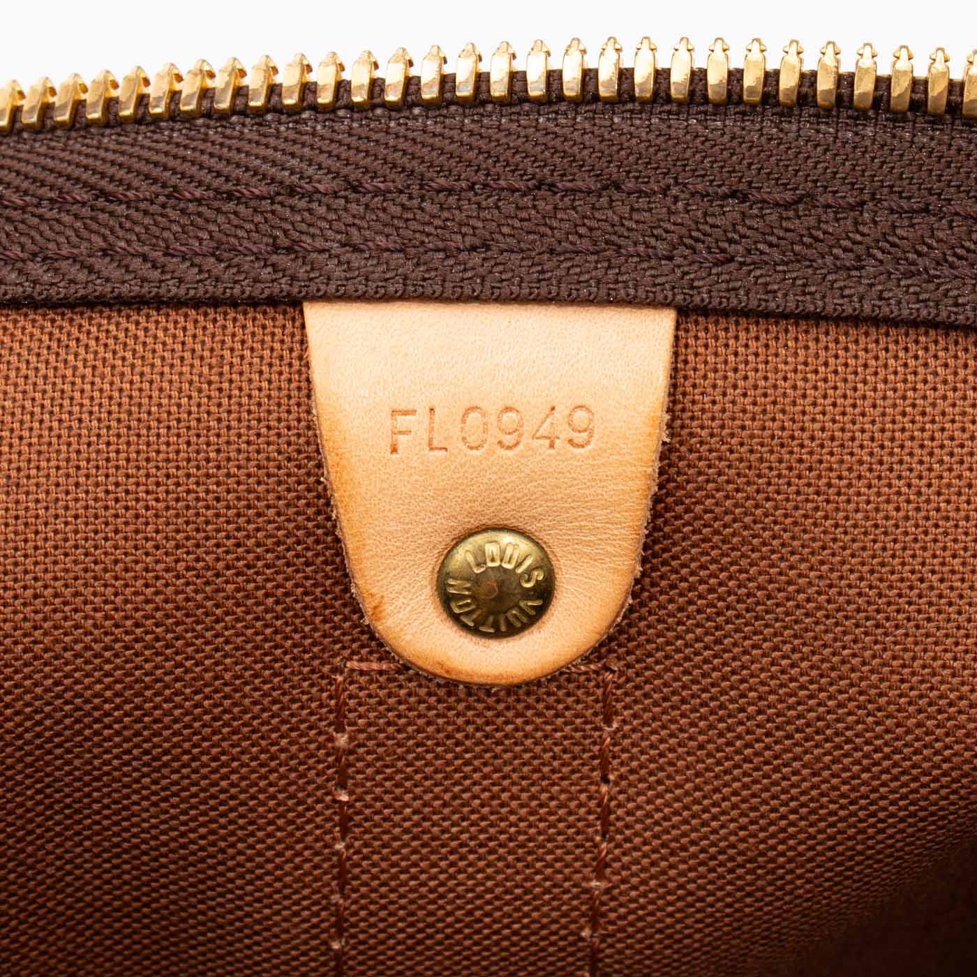Louis Vuitton Tasche Monogram Keepall 55 Canvas Braun 1999 FL0949 – Bild 10