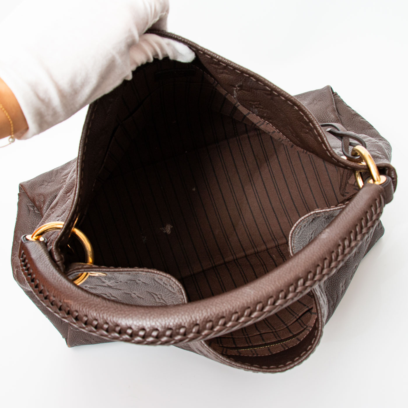 Louis Vuitton Artsy Empreinte MM Shopper Tasche Braun – Bild 11