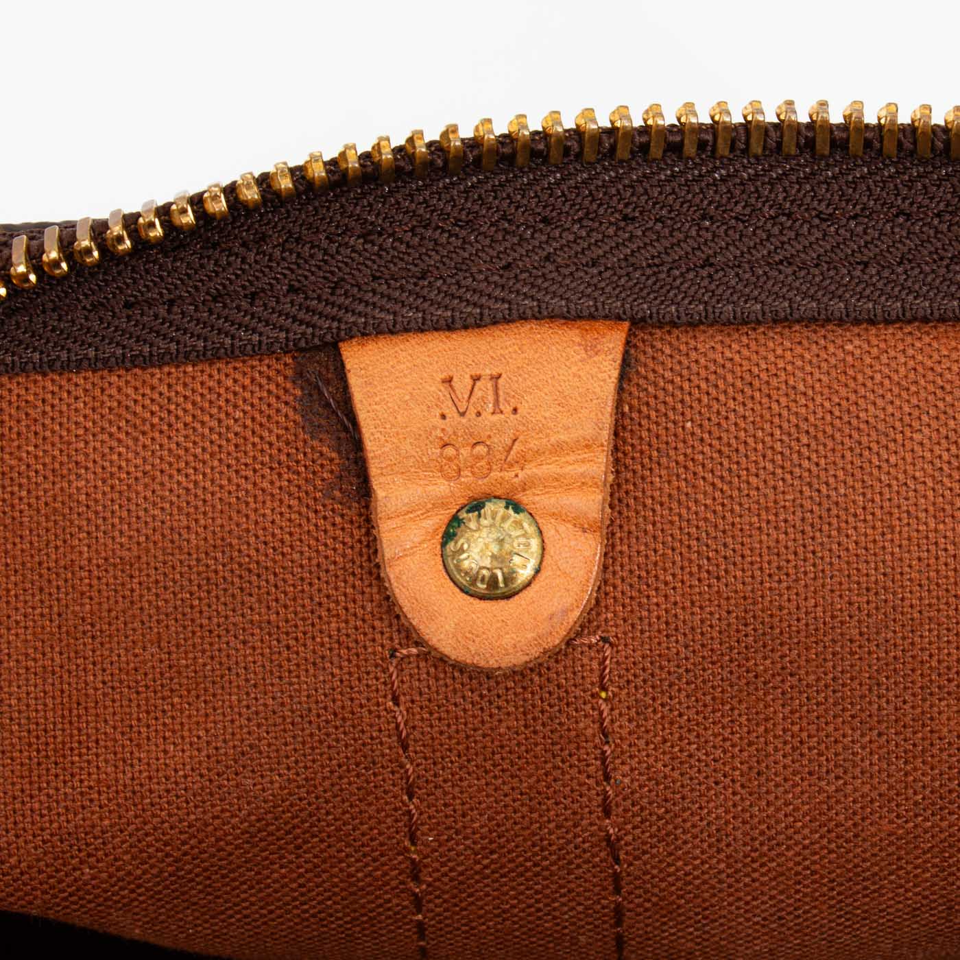 Louis Vuitton Tasche Keepall Bandouliere 45 Monogram Canvas Braun 1988 VI884 – Bild 10