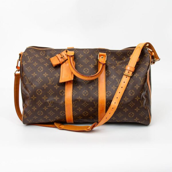 Louis Vuitton Tasche Keepall Bandouliere 45 Monogram Canvas Braun 1988 VI884