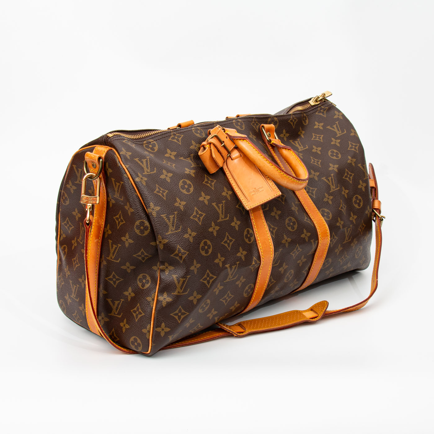 Louis Vuitton Tasche Keepall Bandouliere 45 Monogram Canvas Braun 1988 VI884 – Bild 3