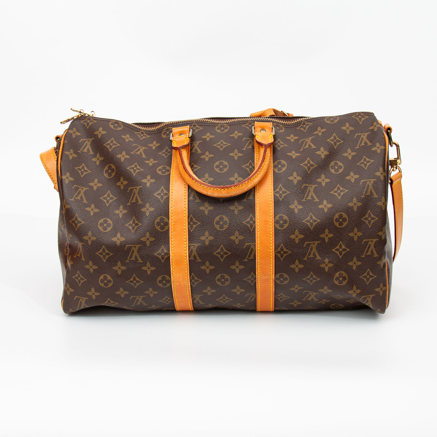 Louis Vuitton Tasche Keepall Bandouliere 45 Monogram Canvas Braun 1988 VI884 – Bild 5