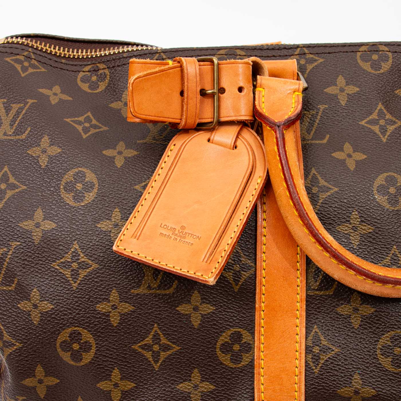 Louis Vuitton Tasche Keepall Bandouliere 45 Monogram Canvas Braun 1988 VI884 – Bild 7