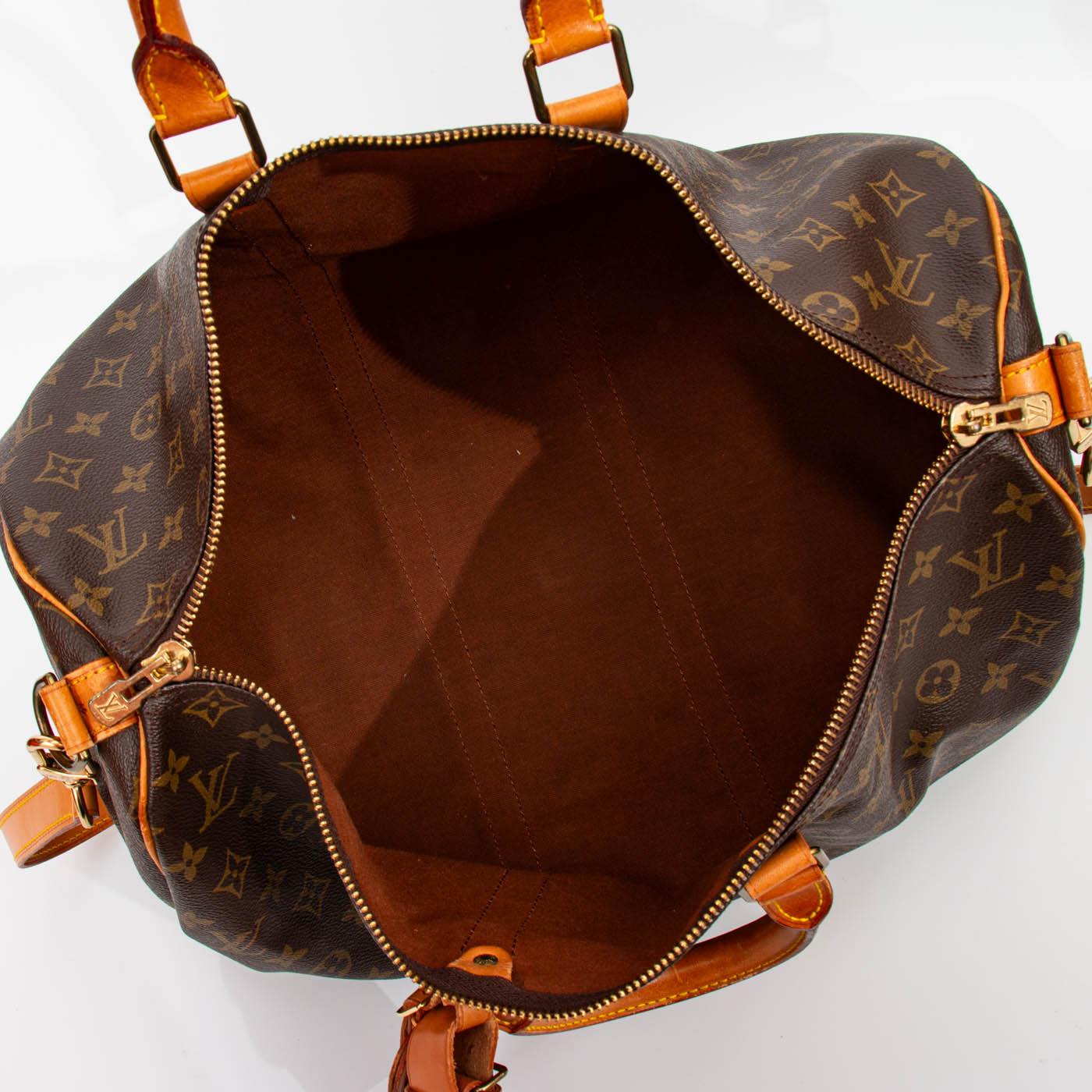 Louis Vuitton Tasche Keepall Bandouliere 45 Monogram Canvas Braun 1988 VI884 – Bild 9