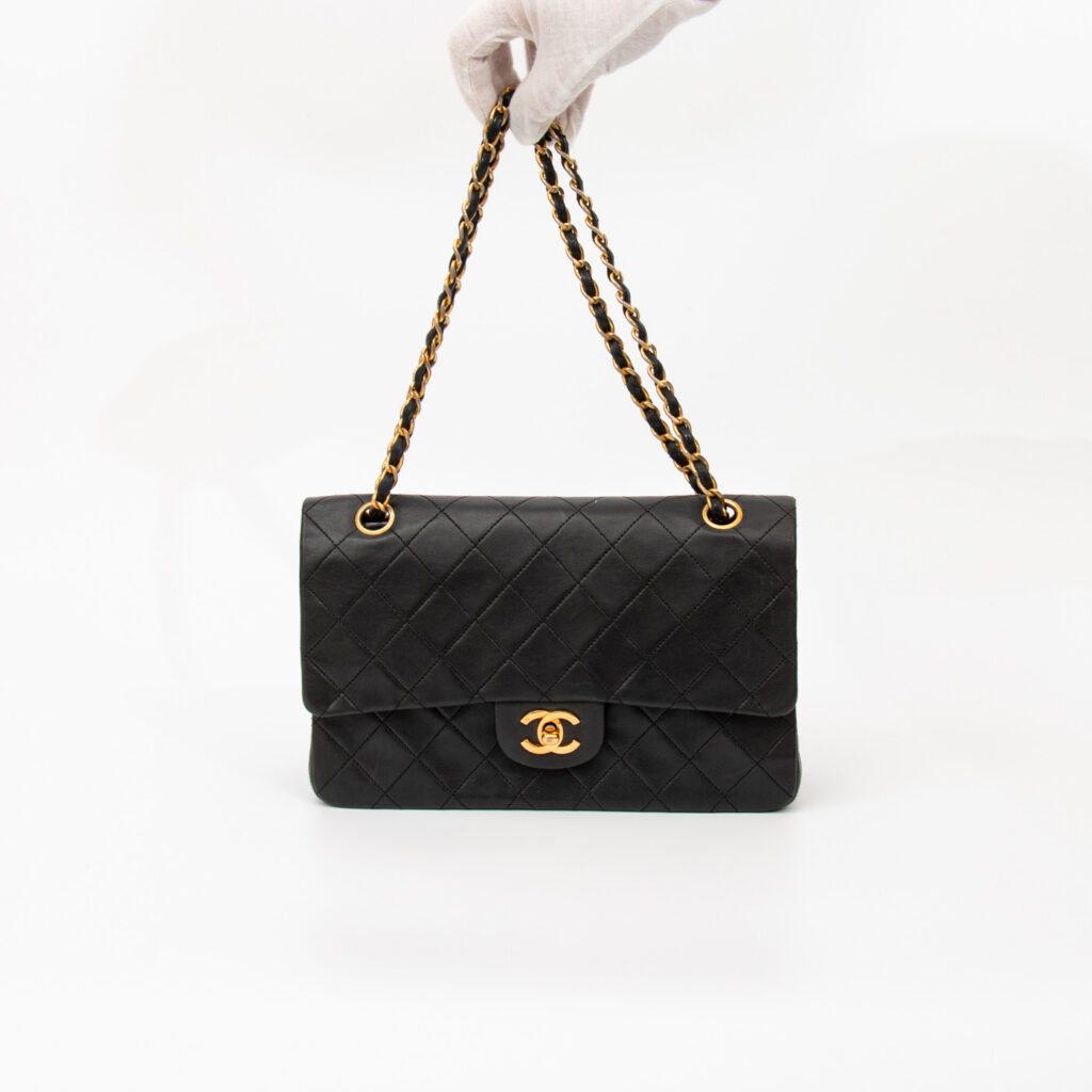 Chanel Tasche Timeless Double Flap Schwarz 151423