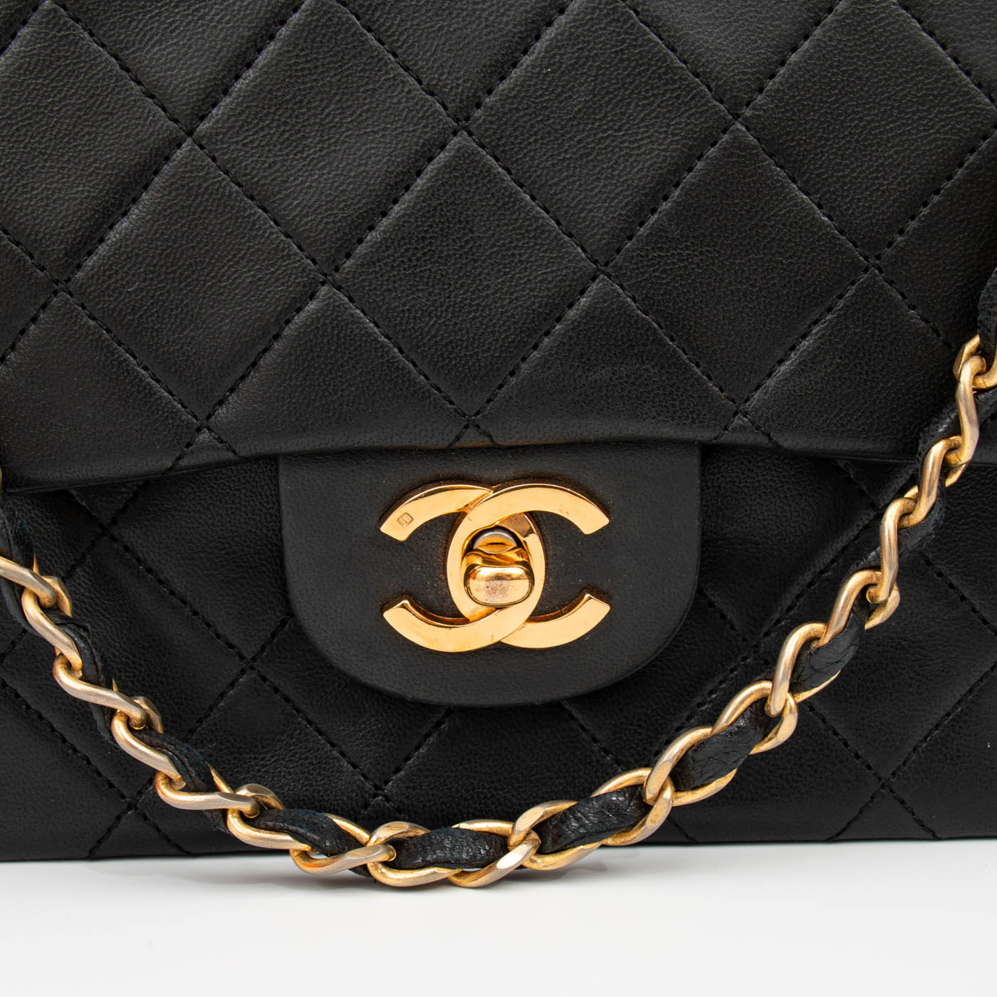 Chanel Tasche Timeless Double Flap Schwarz 151423 – Bild 7
