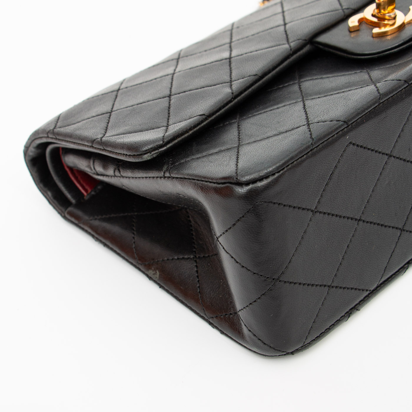 Chanel Tasche Timeless Double Flap Schwarz 151423 – Bild 8