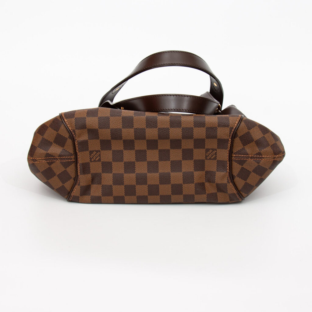 Bolso bandolera Louis Vuitton Sistina en lona Damier Ebene en marrón
