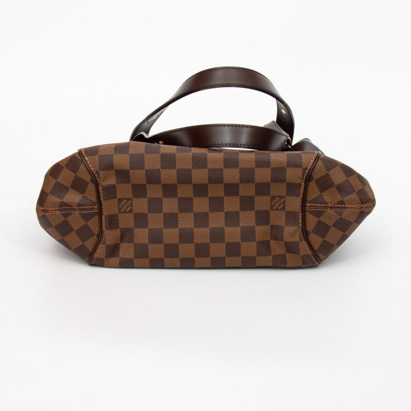 Bolso bandolera Louis Vuitton Sistina en lona Damier Ebene en color marrón – Imagen 5