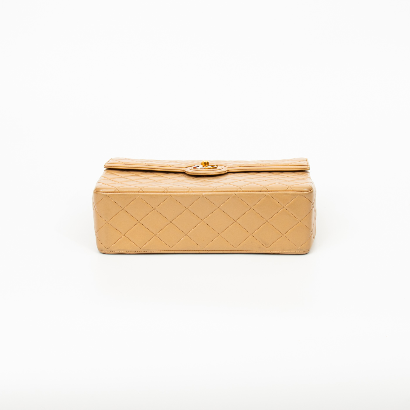 Chanel Tasche Timeless Lambskin Double Flap Beige 1994–1996 3047123 – Bild 6