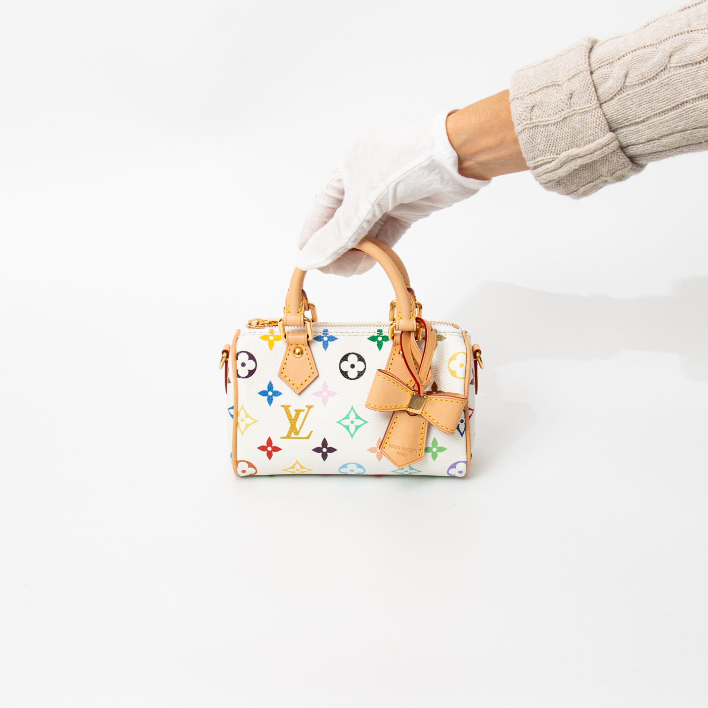 Bolso Louis Vuitton Nano Speedy Multicolore Murakami – Imagen 8
